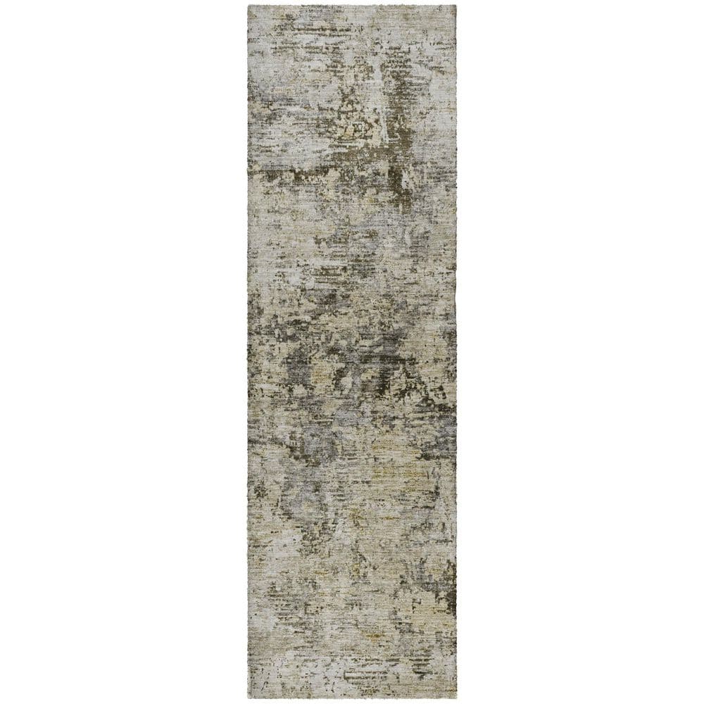 Dream Shag Premium Machine Washable Abstract ADS644 Taupe 2 ft. x 7 ft. Runner Rug price history on PriceWatchPro