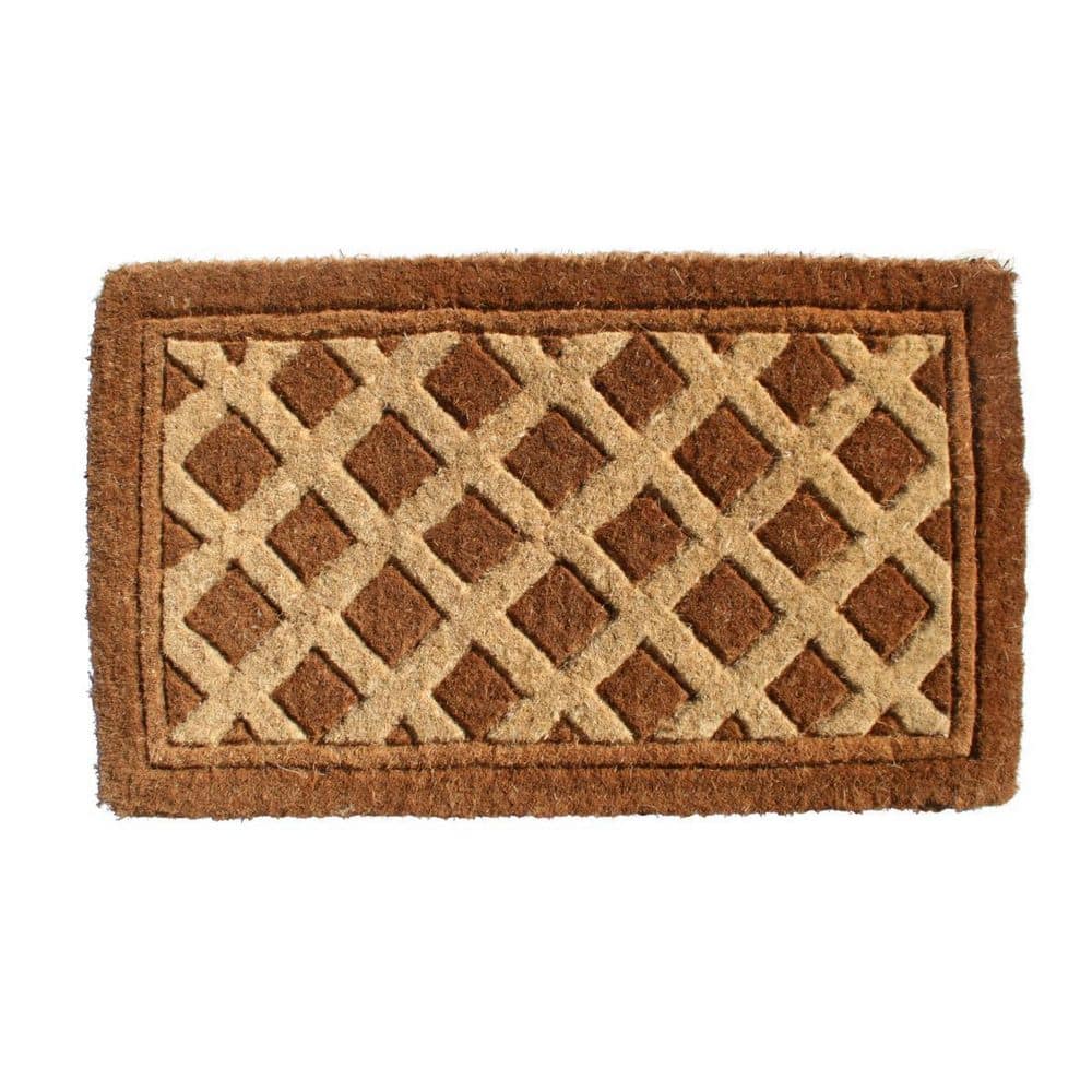 30 in. x 18 in. Brown Coir Outdoor Door Mat price history on PriceWatchPro