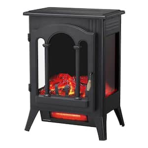 400 sq. ft. Electric Stove in Black