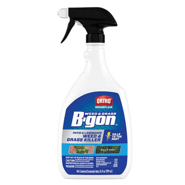 Ortho GroundClear Weed and Grass B-gon Patio and Landscape Weed and Grass Killer, 24 oz., Kills to the Root