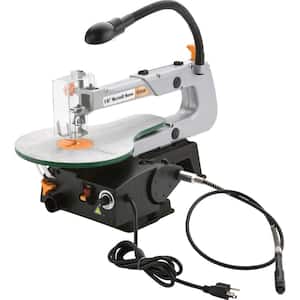 16 in. Scroll Saw with Flexible Shaft Grinder 5 in. Blade