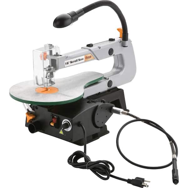 Grizzly Industrial 16 in. Scroll Saw with Flexible Shaft Grinder