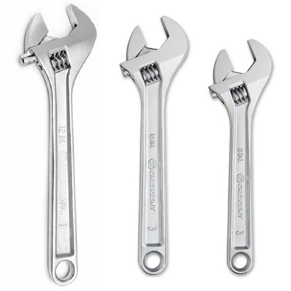 Crescent AC3PCOMBO Adjustable Wrench Set (3-Piece)