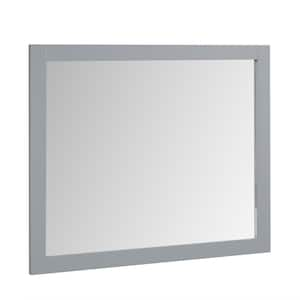 Galsaky 40 in. W x 32 in. H Rectangular Framed Surface-Mount Bathroom Vanity Mirror in Empire Gray