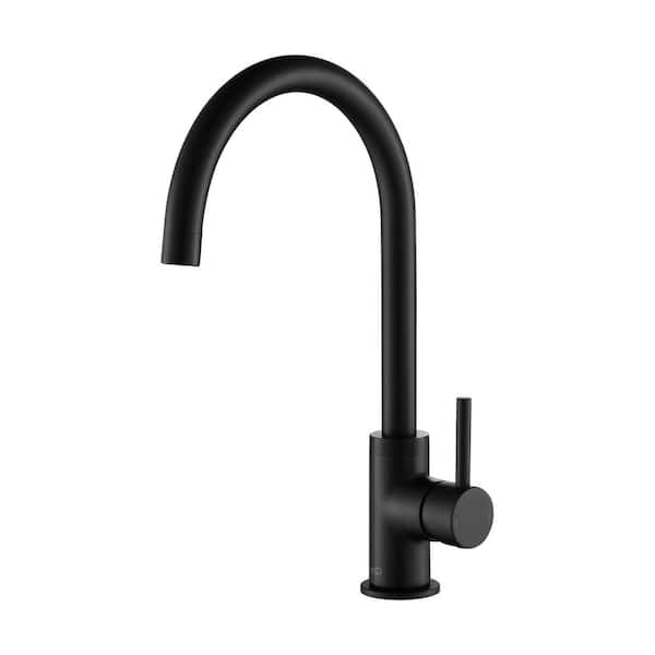Lowa Single Handle Sink Bar Faucet in Matte Black