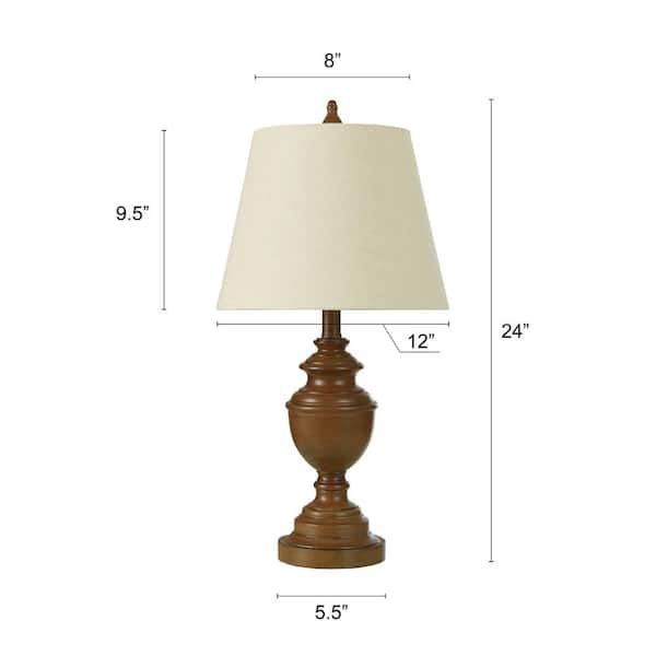 Small Table Lamp Jack Linen and Brass Accent Lamp Modern Table Lamp 