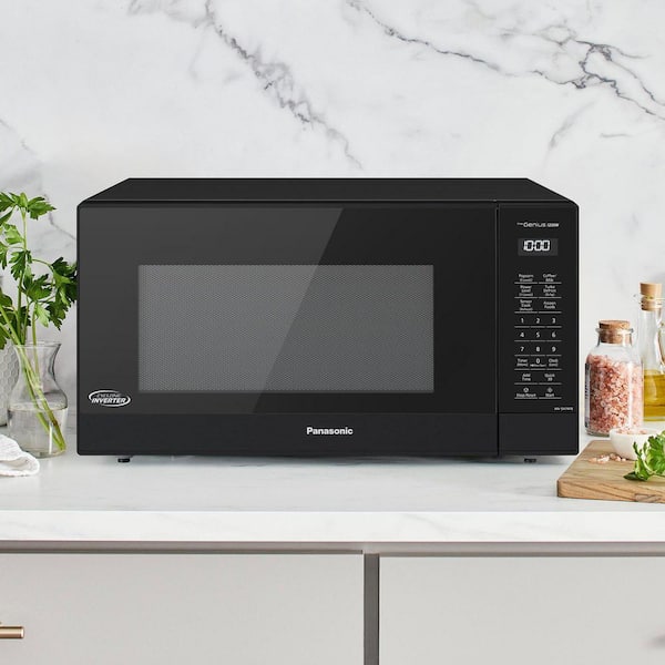Panasonic 1.6 cu. ft. 1250-Watts Countertop Microwave in Black
