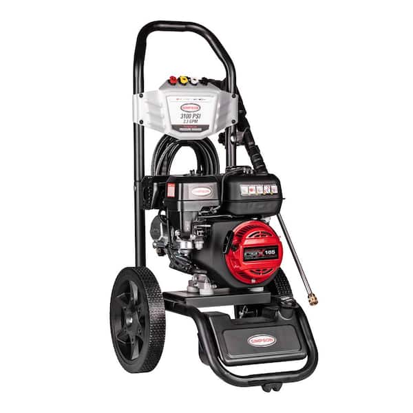 SIMPSON MS61222S 3100 PSI at 2.3 GPM CRX 165 with OEM Technologies Axial Cam Pump Cold Water Premium Residential Gas Pressure Washer - 3