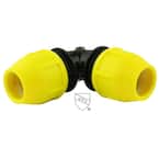 2 in. IPS DR 11 Underground Yellow Poly Gas Pipe 90-Degree Elbow