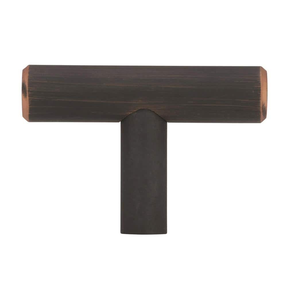 Oil-Rubbed Bronze Bar Cabinet Knob with Mounting Hardware