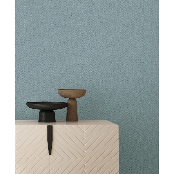 Tailored Chevron Sky Blue Wallpaper