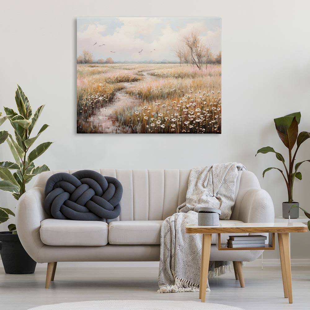 Wildflowers by Rural Path by Arlington Prints Unframed Nature Graphic Art Print 36 in. x 48 in. price history on PriceWatchPro
