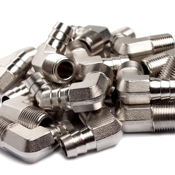 LTWFITTING 1/2 in. ID Hose x 3/8 in. Male NPT Air Gas 90-Degree Elbow Stainless Steel 316 Barb Fitting (25-Pieces)