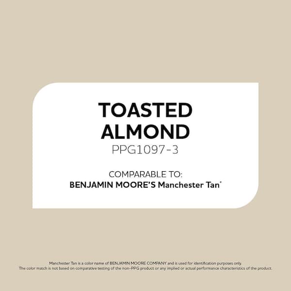 1 gal. PPG1097-3 Toasted Almond Solid Interior/Exterior Concrete Stain with Cool Surface Technology