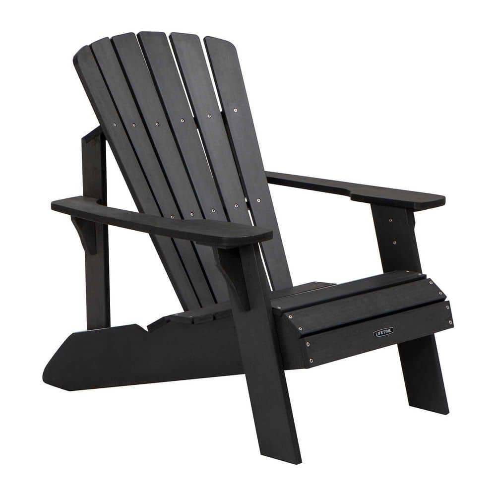 Lifetime Black Composite Adirondack Chair 60284 - The Home Depot