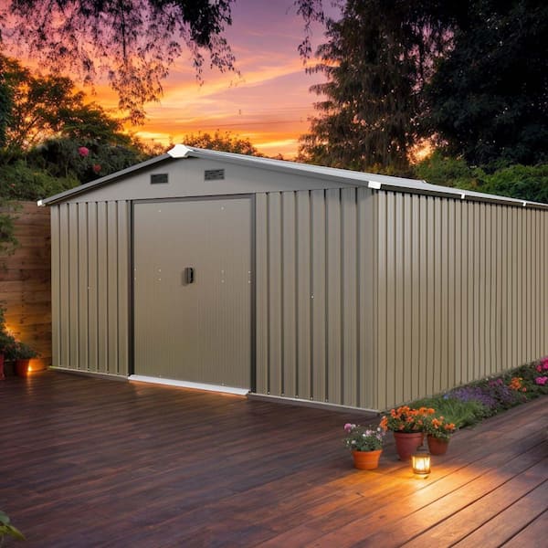12 ft. W x 10 ft. D 0.23mm color steel plate, surface protective film, Two daylight Windows