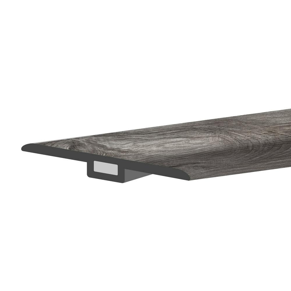 GlueCore Harbor Gray 1-3/4 in. W x 47-1/4 in. L x 0.27 in. T Vinyl T-Molding price history on PriceWatchPro