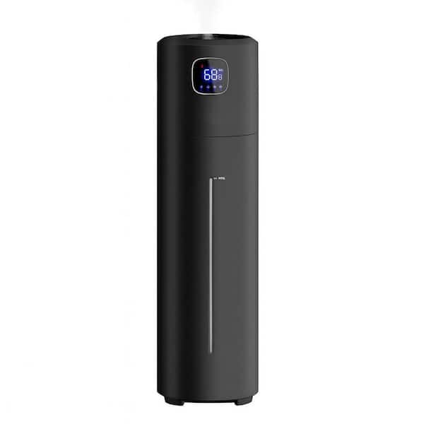 2.5 Gallon Ultrasonic Cool Mist Humidifier-Large Room Tower Air Humidifier, Quiet Operation and Adjustable Mist (Black)