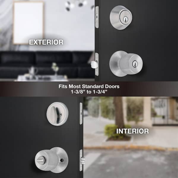 Defiant Brandywine Stainless Steel Combo Pack with Single Cylinder