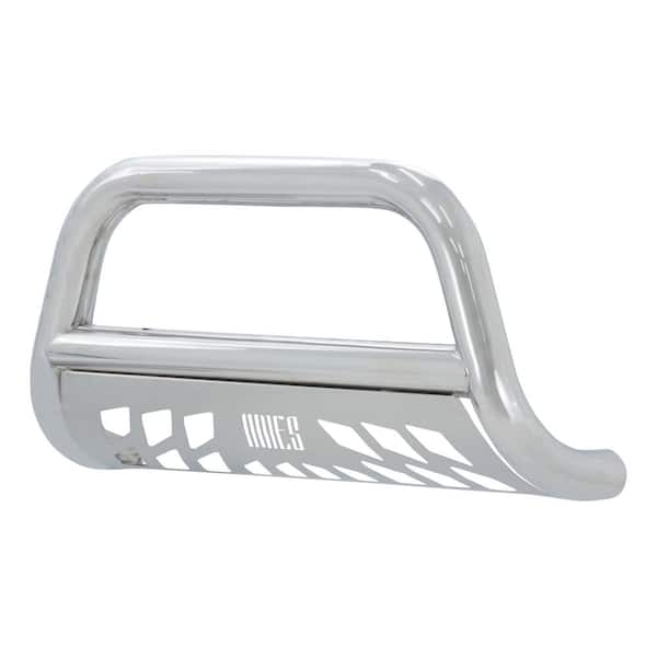 Aries 3-Inch Polished Stainless Steel Bull Bar, No-Drill, Select Ford F-250, F-350 Super Duty