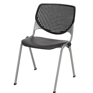 KOOL Black Polypropylene Seat Guest Chair