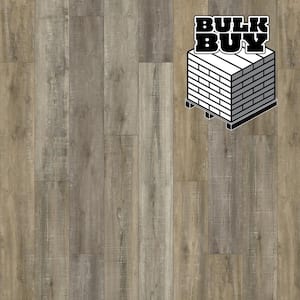 Elite Dimming Sky Oak 20 Mil T x 7 in. W x 48 in. L Click Lock Waterproof Vinyl Plank Flooring (1431.5 sq.ft./pallet)