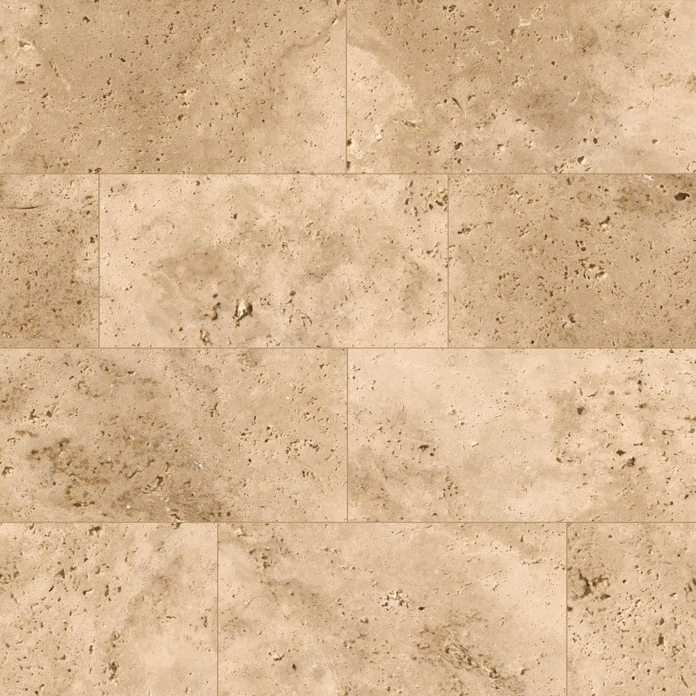 Tus. Beige 6 in. x 12 in. x 1.18 in. Rectangular Beige Natural Stone Look Tumbled Travertine Paver (0.5 sq. ft. Case) price history on PriceWatchPro