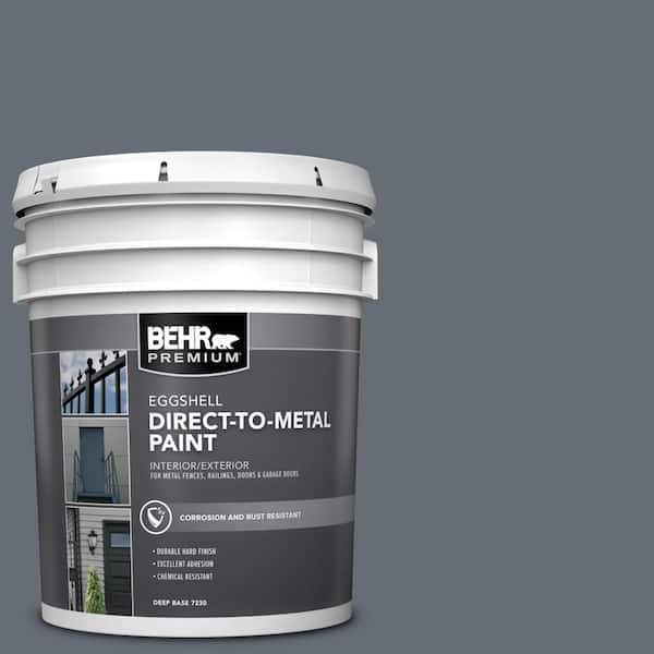 BEHR PREMIUM 5 gal. #PPU26-22 Summer Storm Eggshell Direct to Metal Interior/Exterior Paint