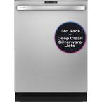 24 in. Built-In Top Control Fingerprint Resistant Stainless Steel Dishwasher w/Stainless Tub, 3rd Rack, 45 dBA