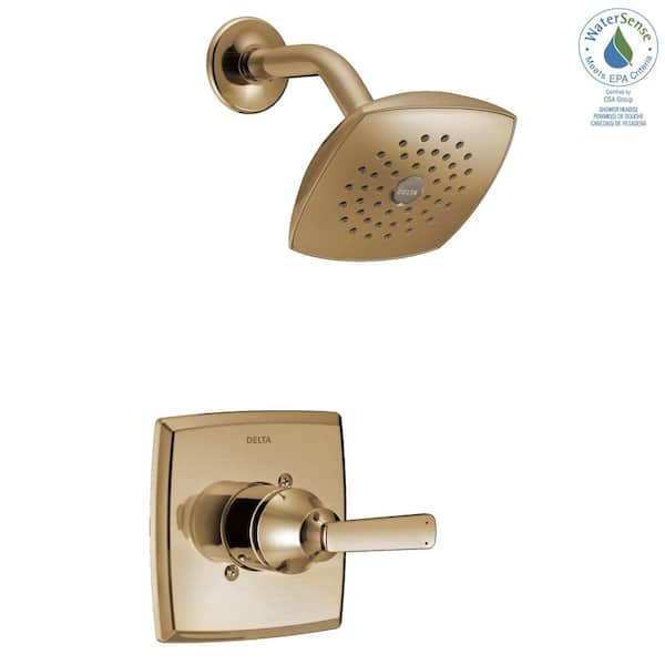 Delta Ashlyn Gold 1-Handle Shower Trim Kit in Champagne Bronze