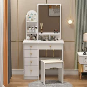 Makeup Vanity Set - Makeup Vanities - Bedroom Furniture - The Home Depot