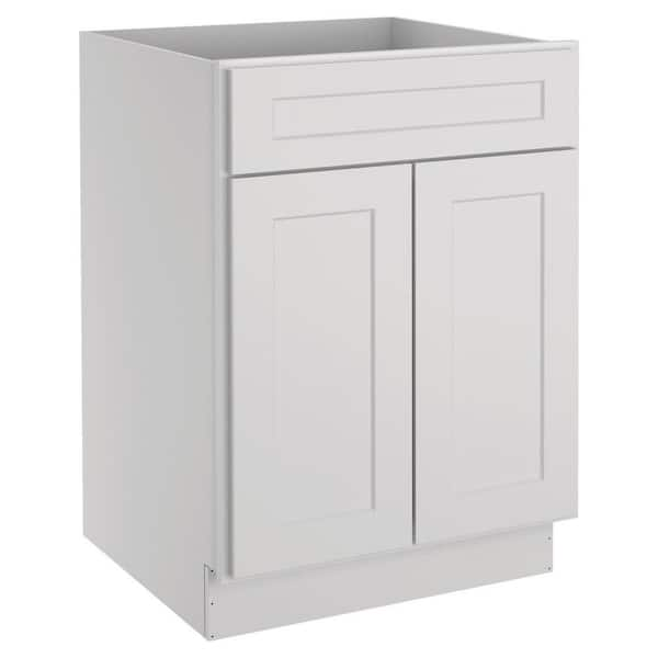 HOMEIBRO 24 In. W X 24 In. D X 34.5 In. H In Shaker Dove Plywood Ready ...