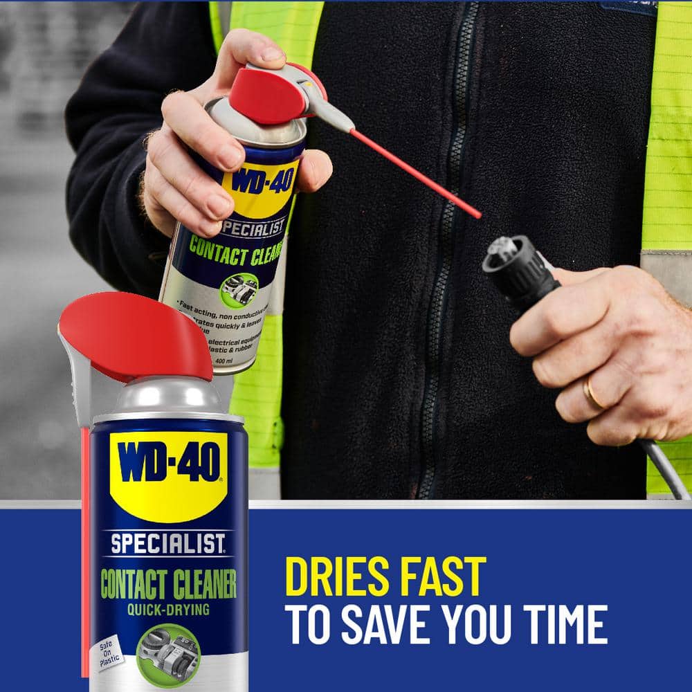 WD-40 Specialist Quick-Drying Contact Cleaner Spray, 11 oz