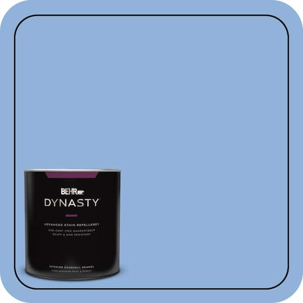 BEHR DYNASTY 1 qt. #580B-5 Cornflower Blue Eggshell Enamel Interior Stain-Blocking Paint and Primer