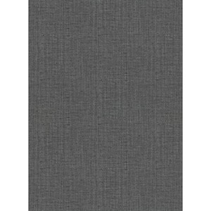 Claremont Charcoal Faux Grasscloth Vinyl Strippable Roll (Covers 60.8 sq. ft.)