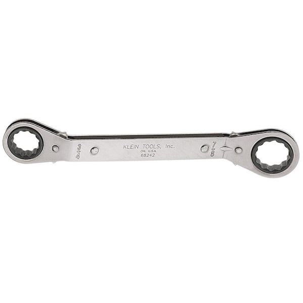 LANG USA Offset Ratchet Ratcheting Box Combination Wrench SAE 1/2 x 9/16 inch