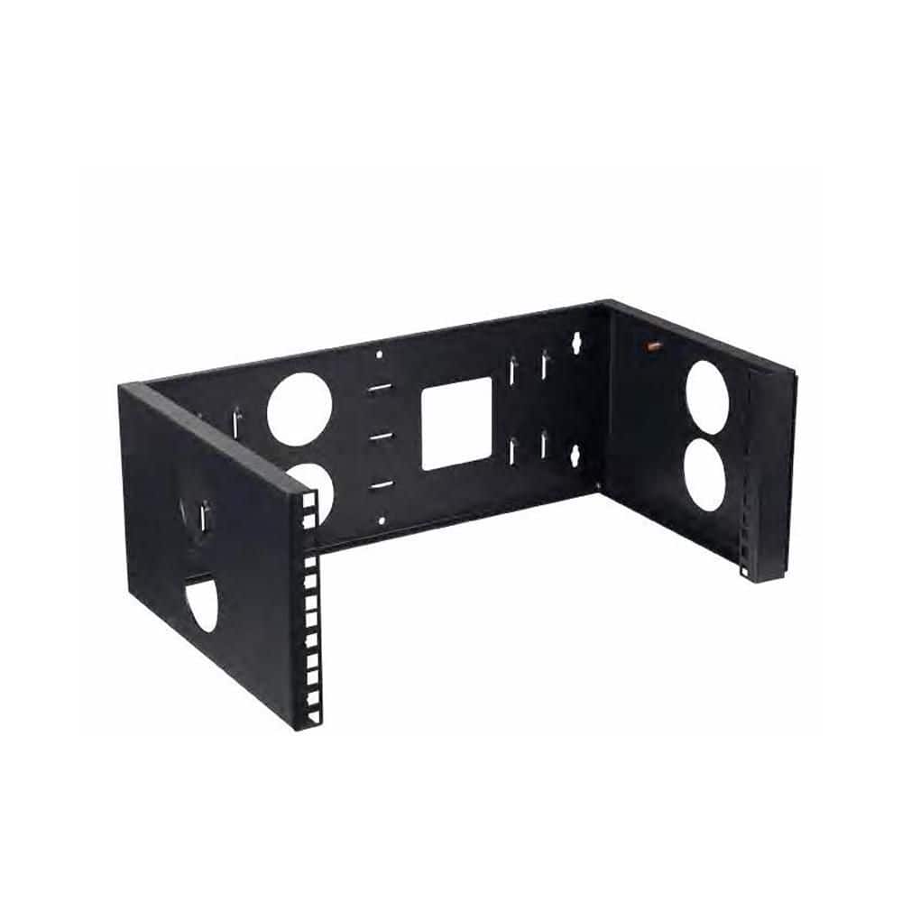6U Open Wall Mount Bracket – 19.72 in. Standard, Hinged/Reversible Open‑Frame Rack, Structured Media Enclosure price history on PriceWatchPro