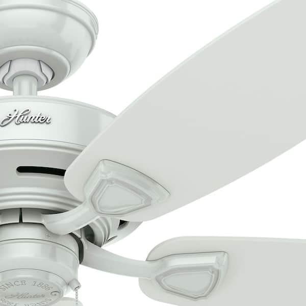 Hunter Sea Wind 48 in. Indoor/Outdoor White Ceiling Fan For Patios