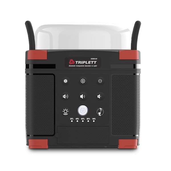 TRIPLETT Worksite Companion Speaker and Light