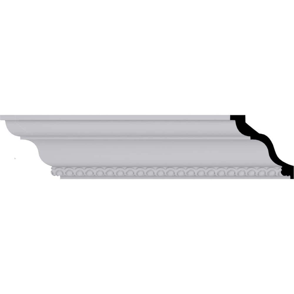 Primed White Polyurethane Foster Crown Moulding 94.5"