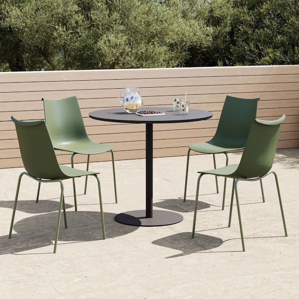 【新品未開封】SAHALL Green chairs 1000ピース Spruce & Spring Zeno Green Colorful Plastic Stackable Dining