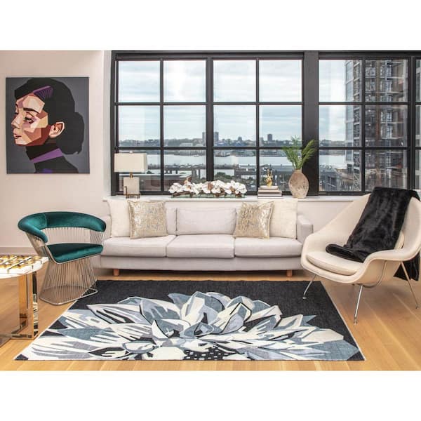 Maisie Twilight Dahlia Area Rug - 2 X 4