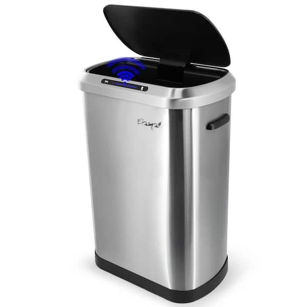 Elama 13 Gal. Automatic Sensor Hands Free Trash Can