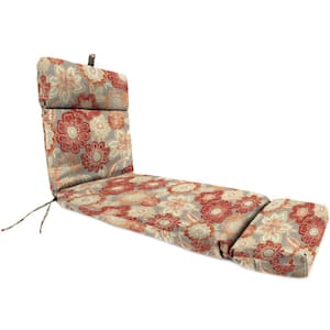72 in. L x 22 in. W x 3.5 in. T Outdoor Chaise Lounge Cushion in Anita Scorn
