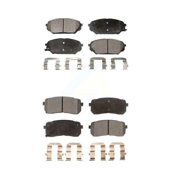 TEC Front Rear Ceramic Brake Pads Kit For 2007-2012 Hyundai Veracruz KTC-100129
