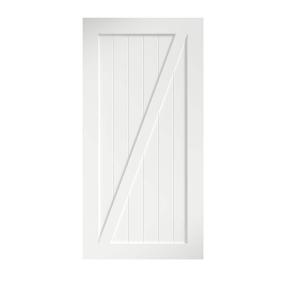 eightdoors 42 in. x 84 in. Z-Shape Solid Core White Primed Interior