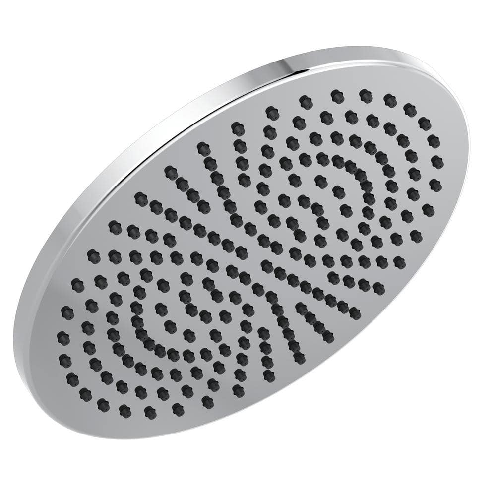 Delta 1-Spray Patterns 2.5 GPM 11.75 in. Wall Mount Fixed Shower Head ...