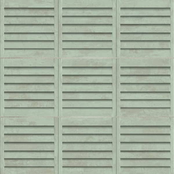Merola Tile Habanera Decor Verde 11-7/8 in. x 35-1/2 in. Fluted Ceramic Wall Tile (14.75 sq. ft./Case)