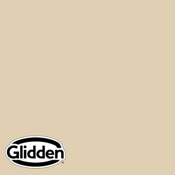 Glidden Premium 5 gal. PPG1086-3 Almond Cream Flat Exterior Latex Paint