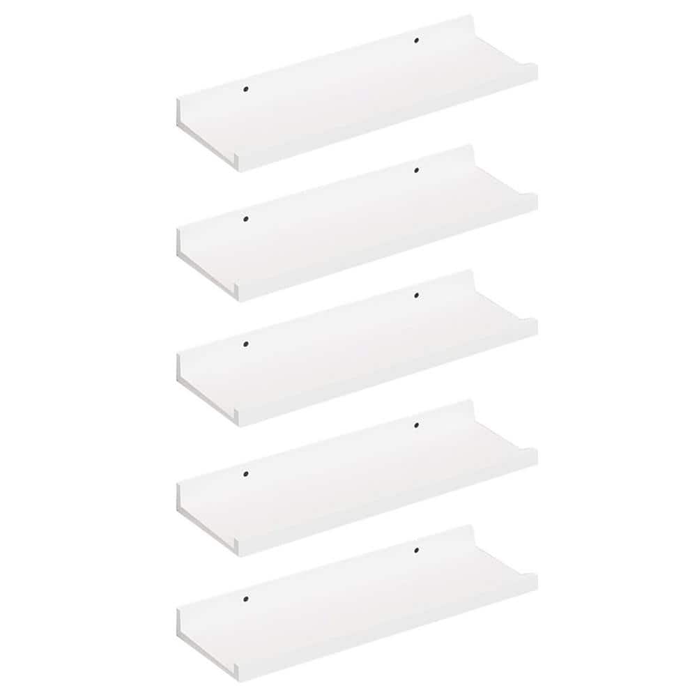 15.6 in. W x 5.1 in. D Floating Wall Mounted Shelves Decorative Wall Shelf 